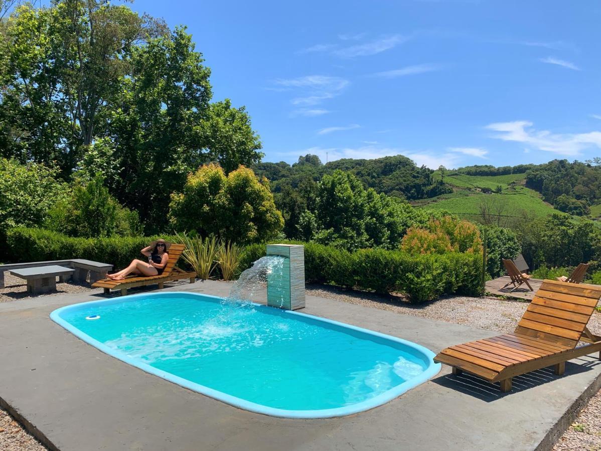 Casa Na Arvore Com Hidro, Piscina, Trilha, Cavalo Bento Goncalves Ngoại thất bức ảnh