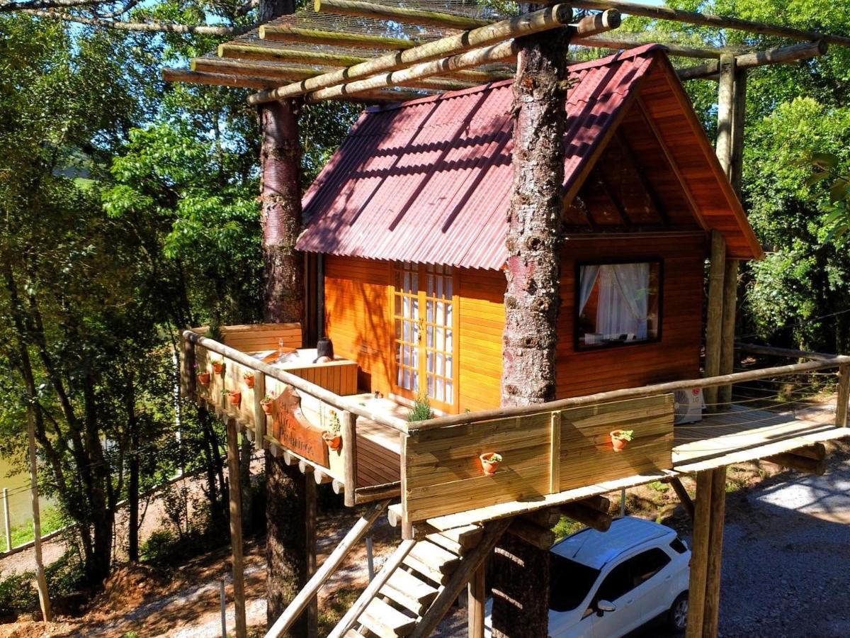 Casa Na Arvore Com Hidro, Piscina, Trilha, Cavalo Bento Goncalves Ngoại thất bức ảnh