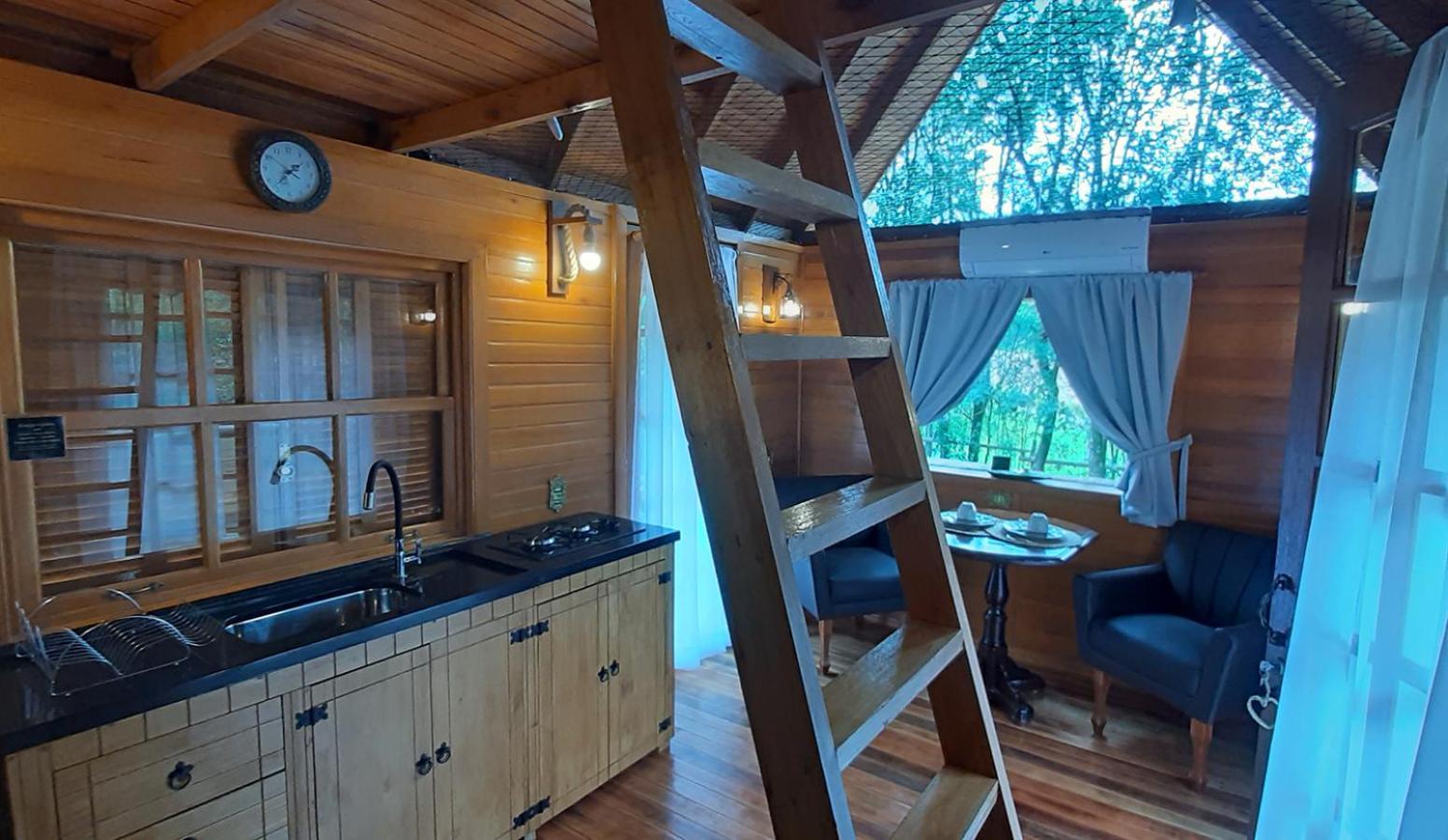 Casa Na Arvore Com Hidro, Piscina, Trilha, Cavalo Bento Goncalves Ngoại thất bức ảnh